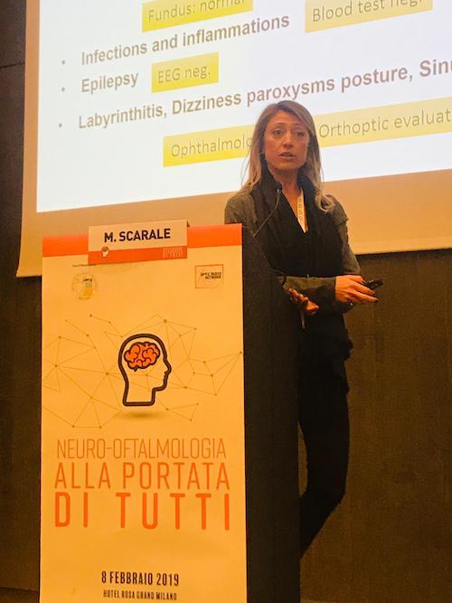 neuroftalmologia alla portata di tutti, il dott.ssa scarale parla in evento